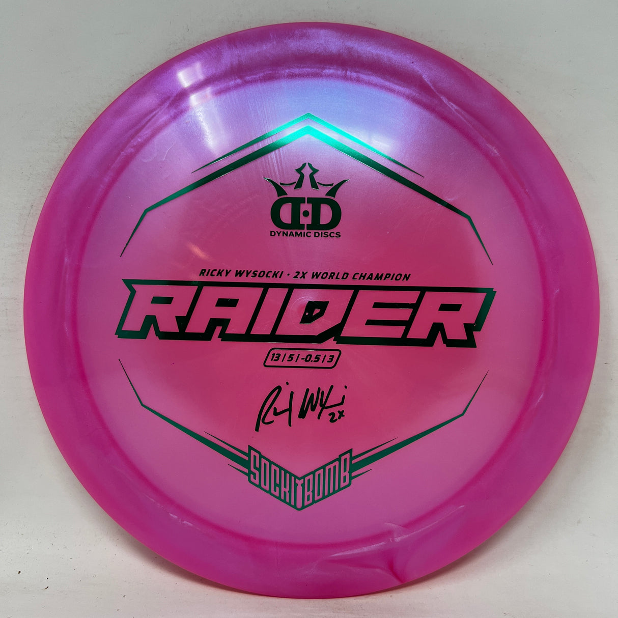 Ricky Wysocki Lucid Chameleon-X Raider-Trilogy-Foundation Disc Golf