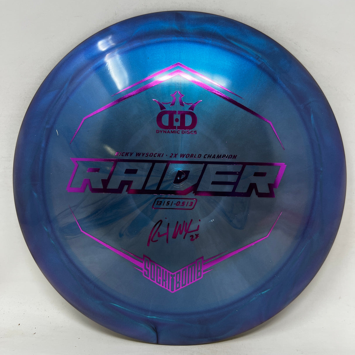 Ricky Wysocki Lucid Chameleon-X Raider-Trilogy-Foundation Disc Golf